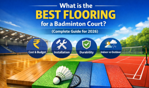 best badminton court flooring